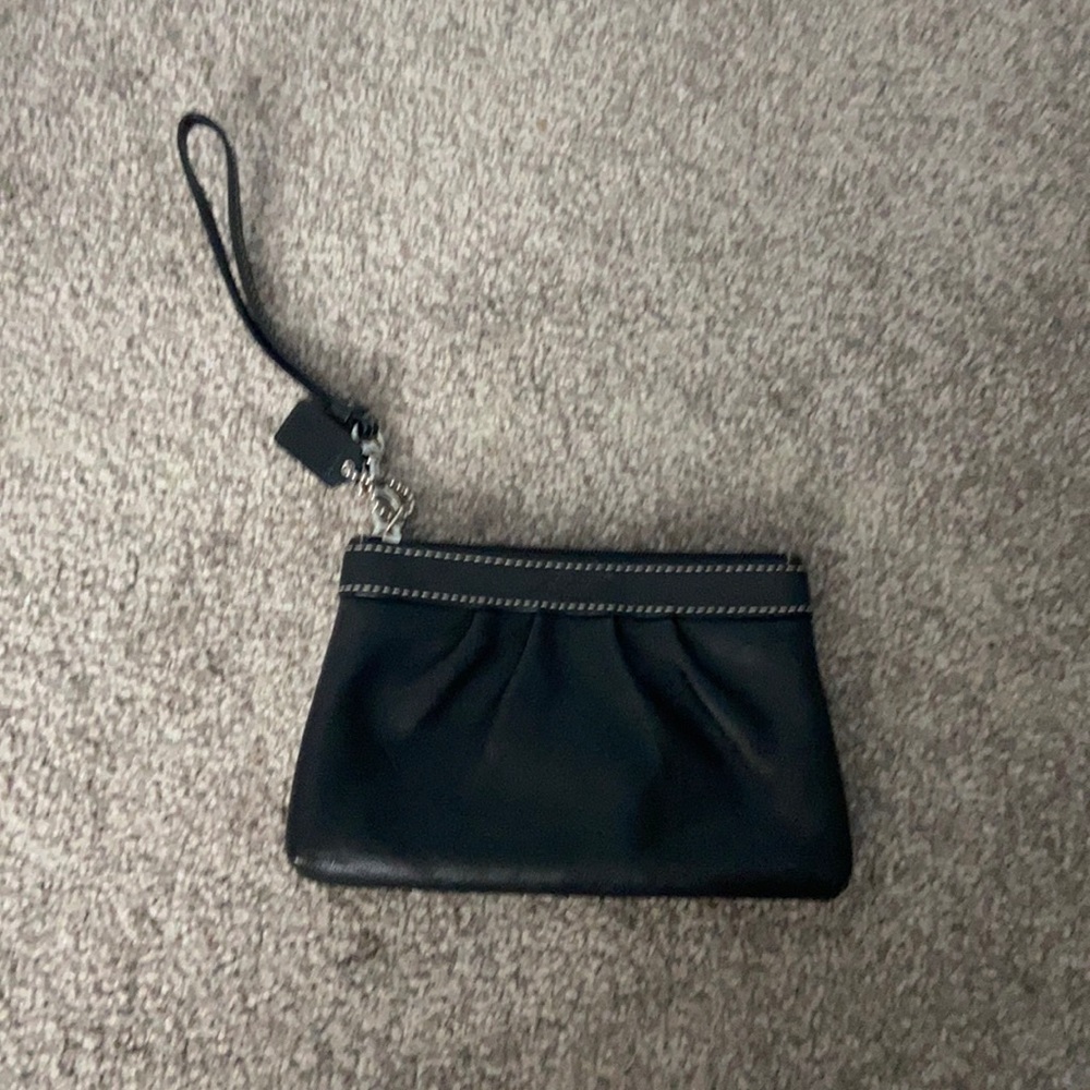 Black Coach Wristlet